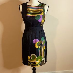 Tibi New York  Black 60s/70s pattern Dress 2